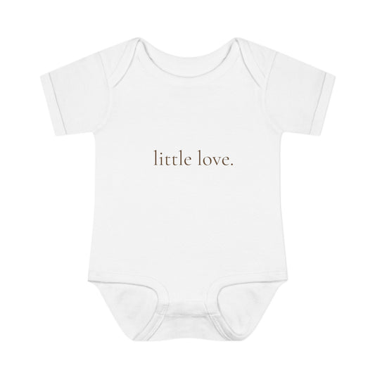 little love. | Minimalist Baby Bodysuit | Oat & Olive