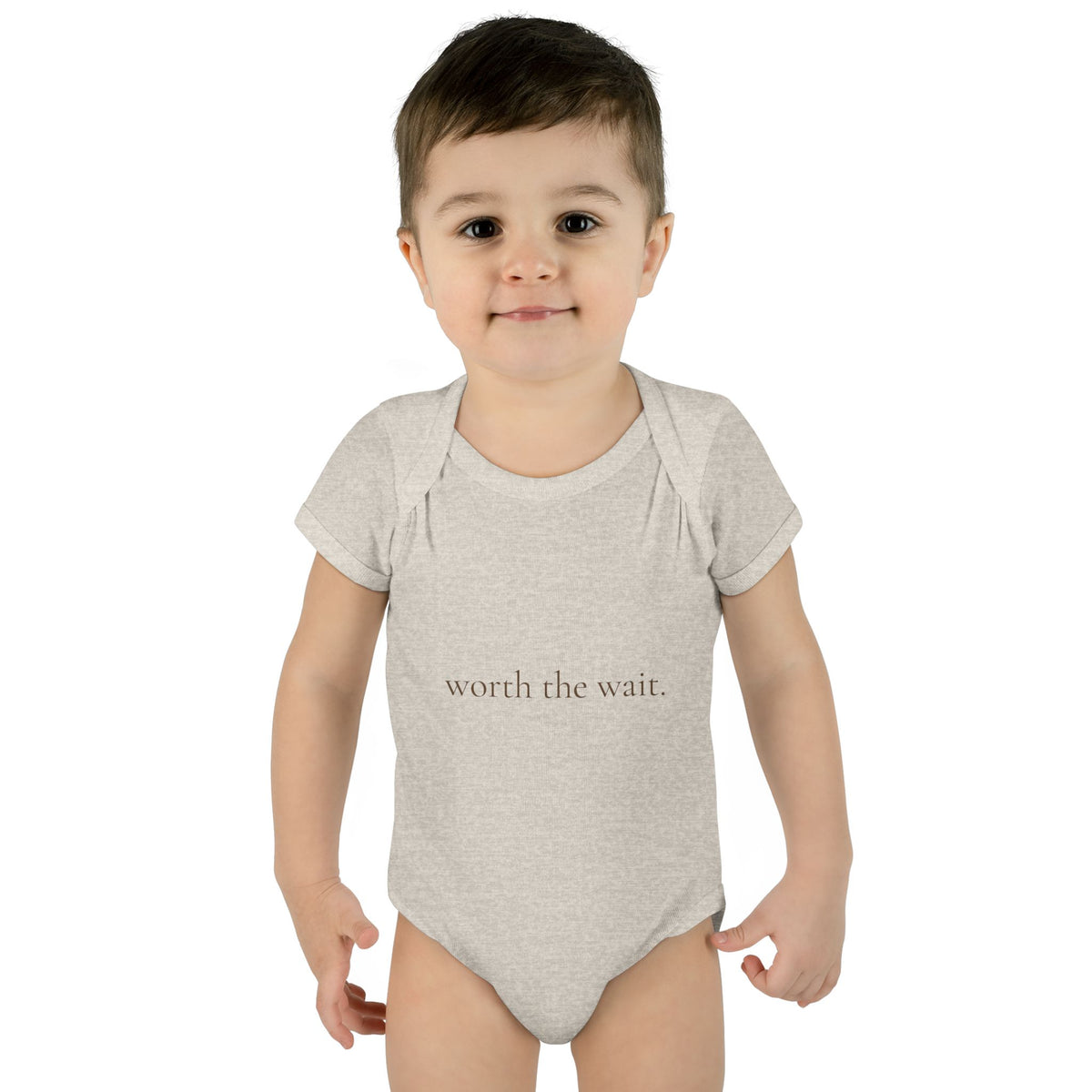 worth the wait. | Minimalist Baby Bodysuit