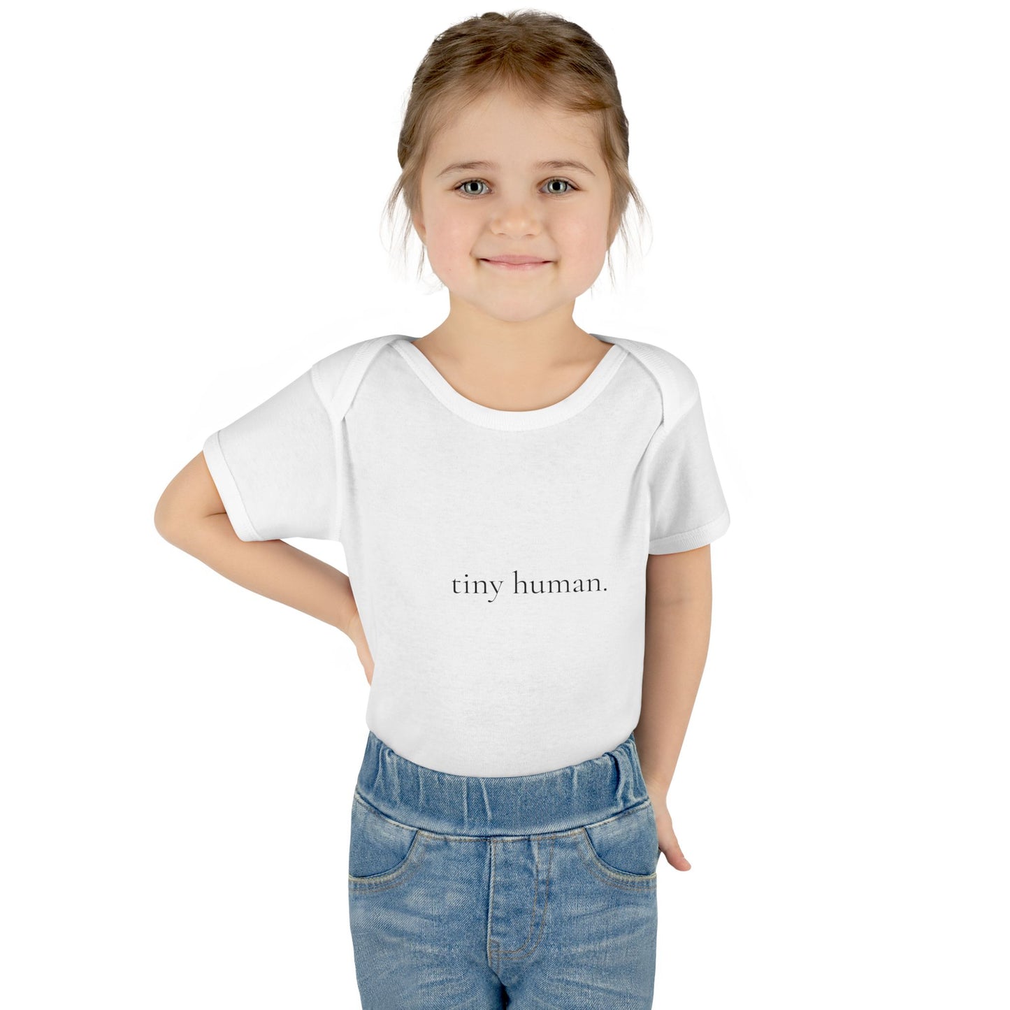 tiny human. | Minimalist Baby Bodysuit