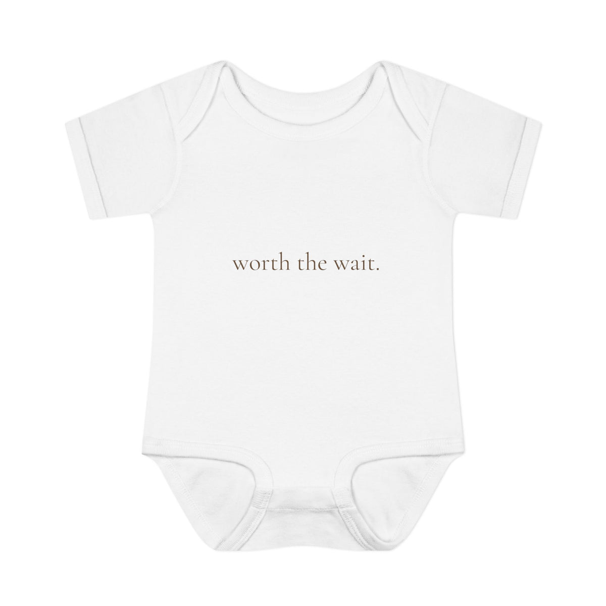 worth the wait. | Minimalist Baby Bodysuit
