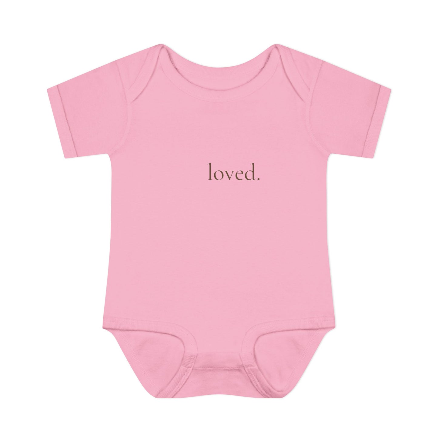 loved. | Minimalist Baby Bodysuit