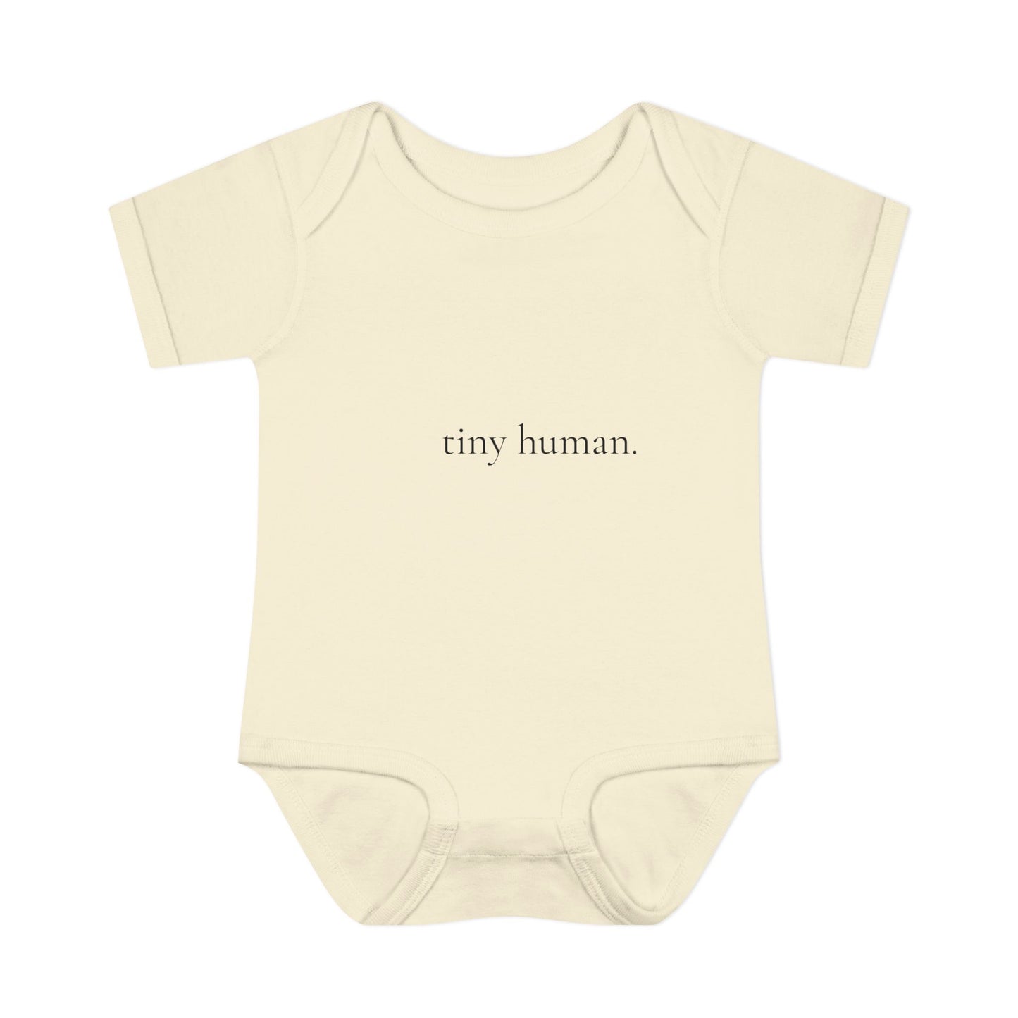 tiny human. | Minimalist Baby Bodysuit