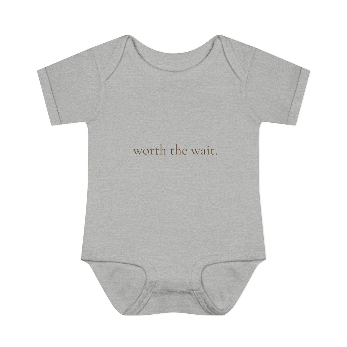 worth the wait. | Minimalist Baby Bodysuit