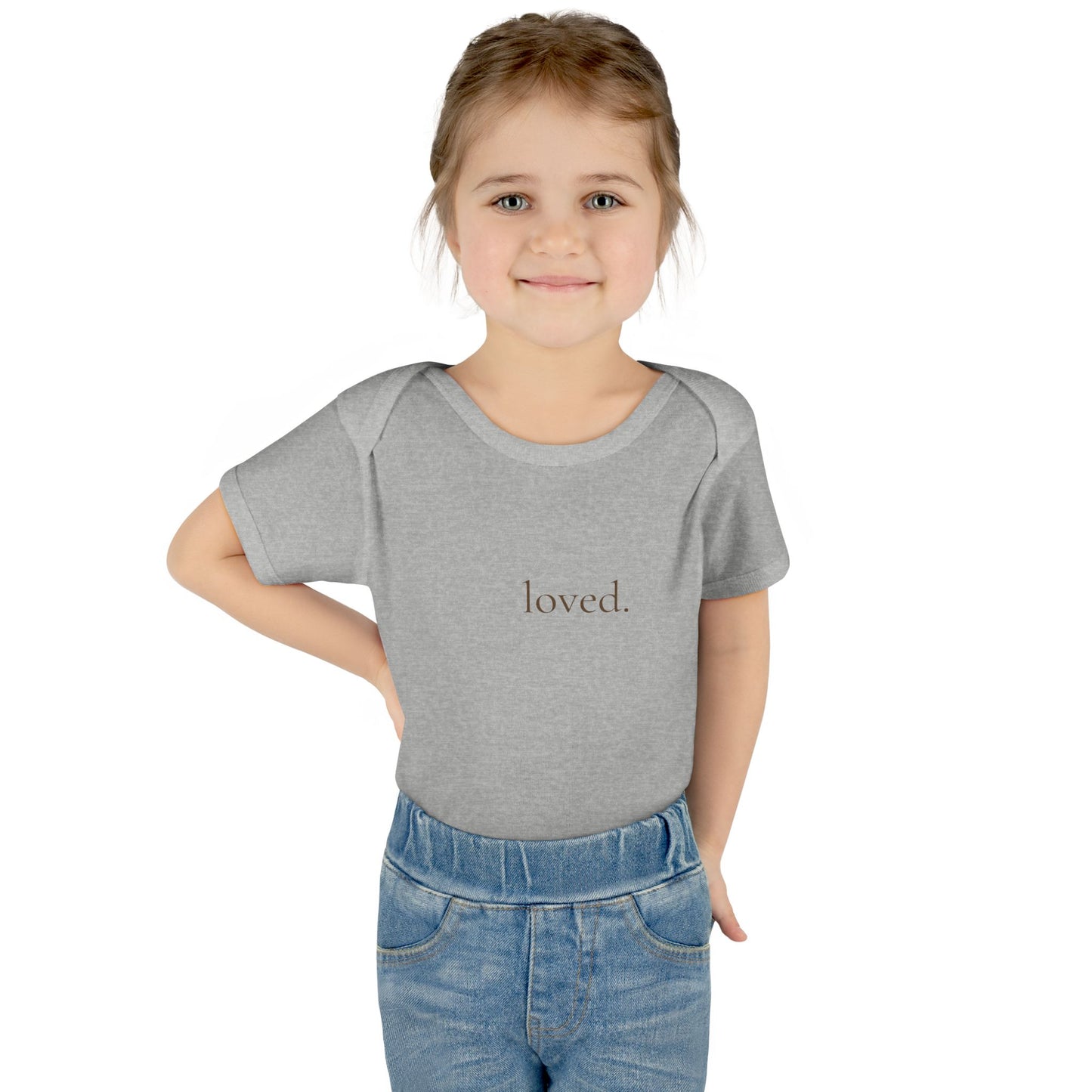 loved. | Minimalist Baby Bodysuit
