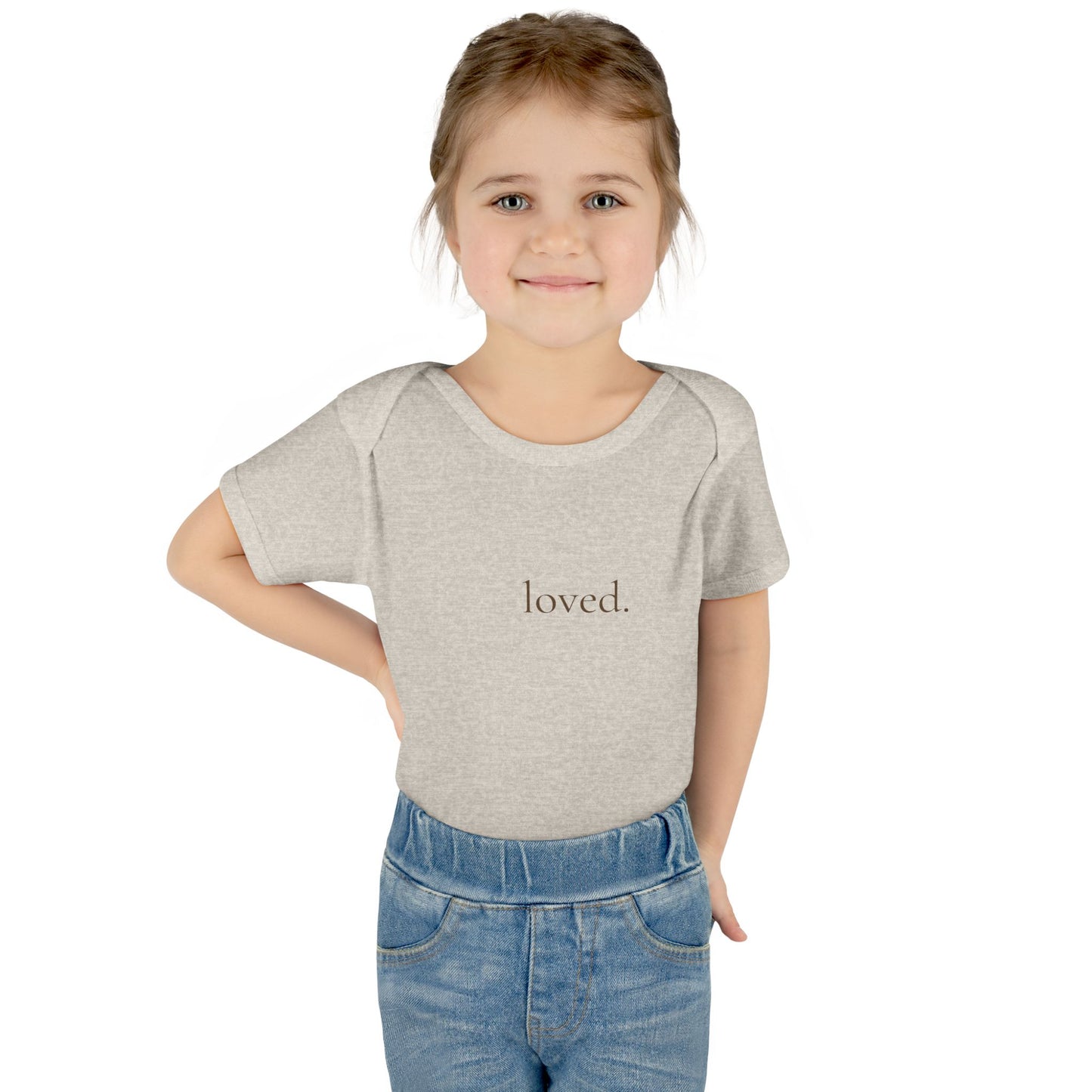 loved. | Minimalist Baby Bodysuit