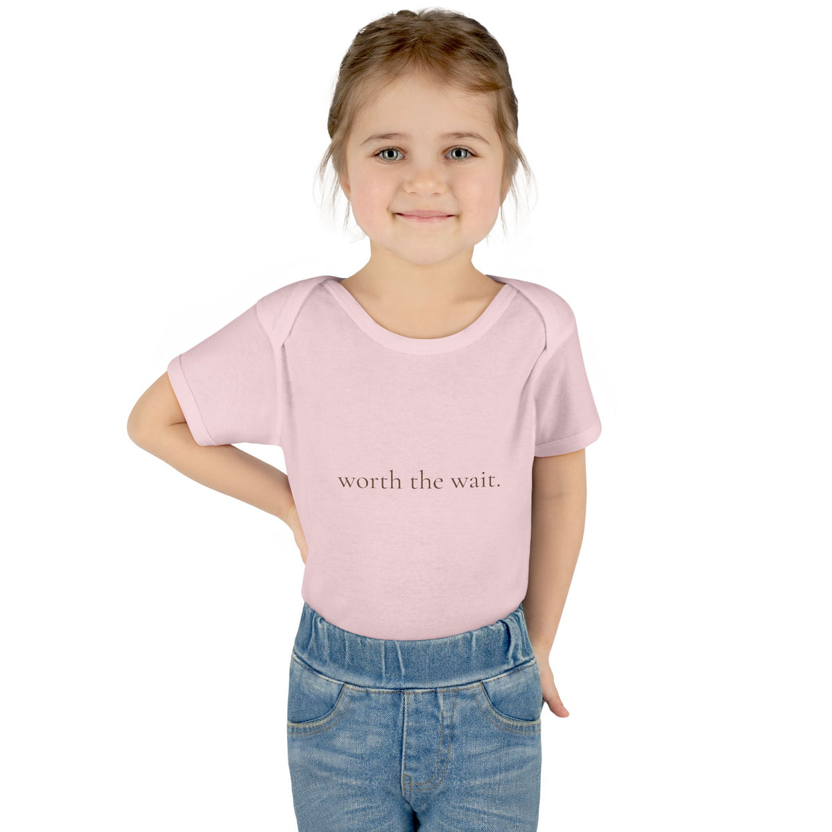 worth the wait. | Minimalist Baby Bodysuit