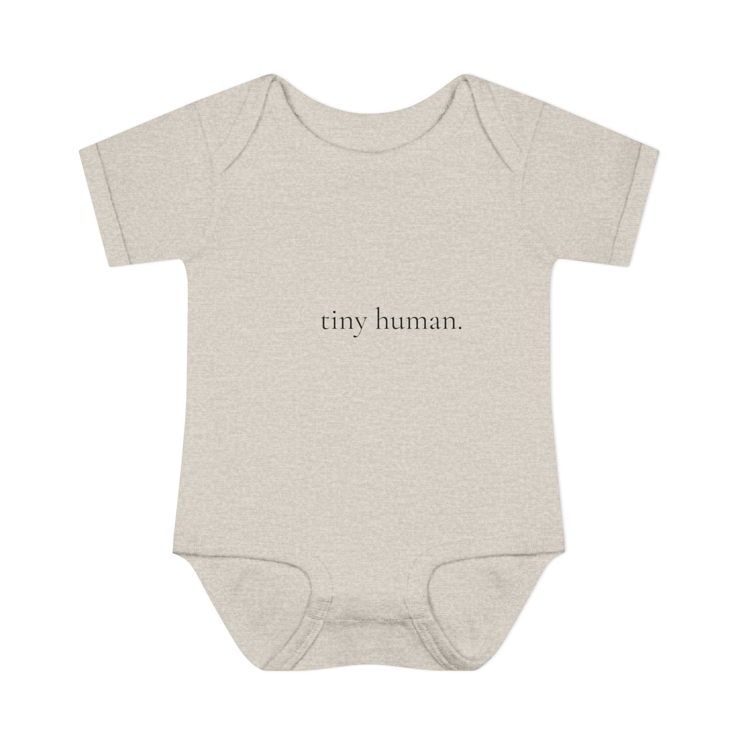 tiny human. | Minimalist Baby Bodysuit