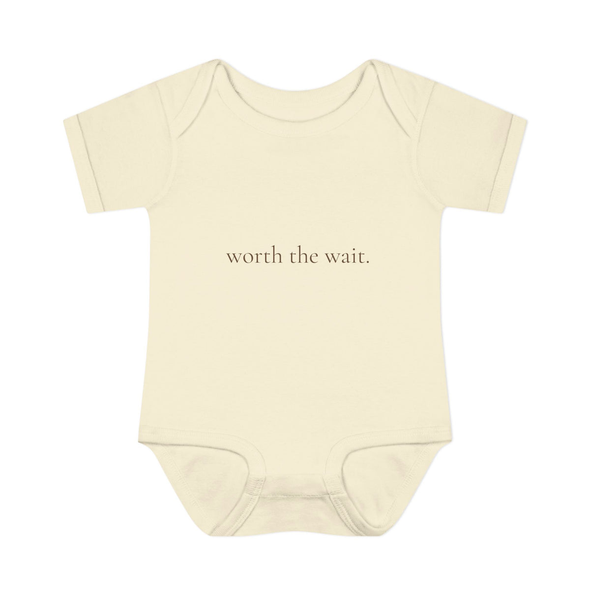 worth the wait. | Minimalist Baby Bodysuit
