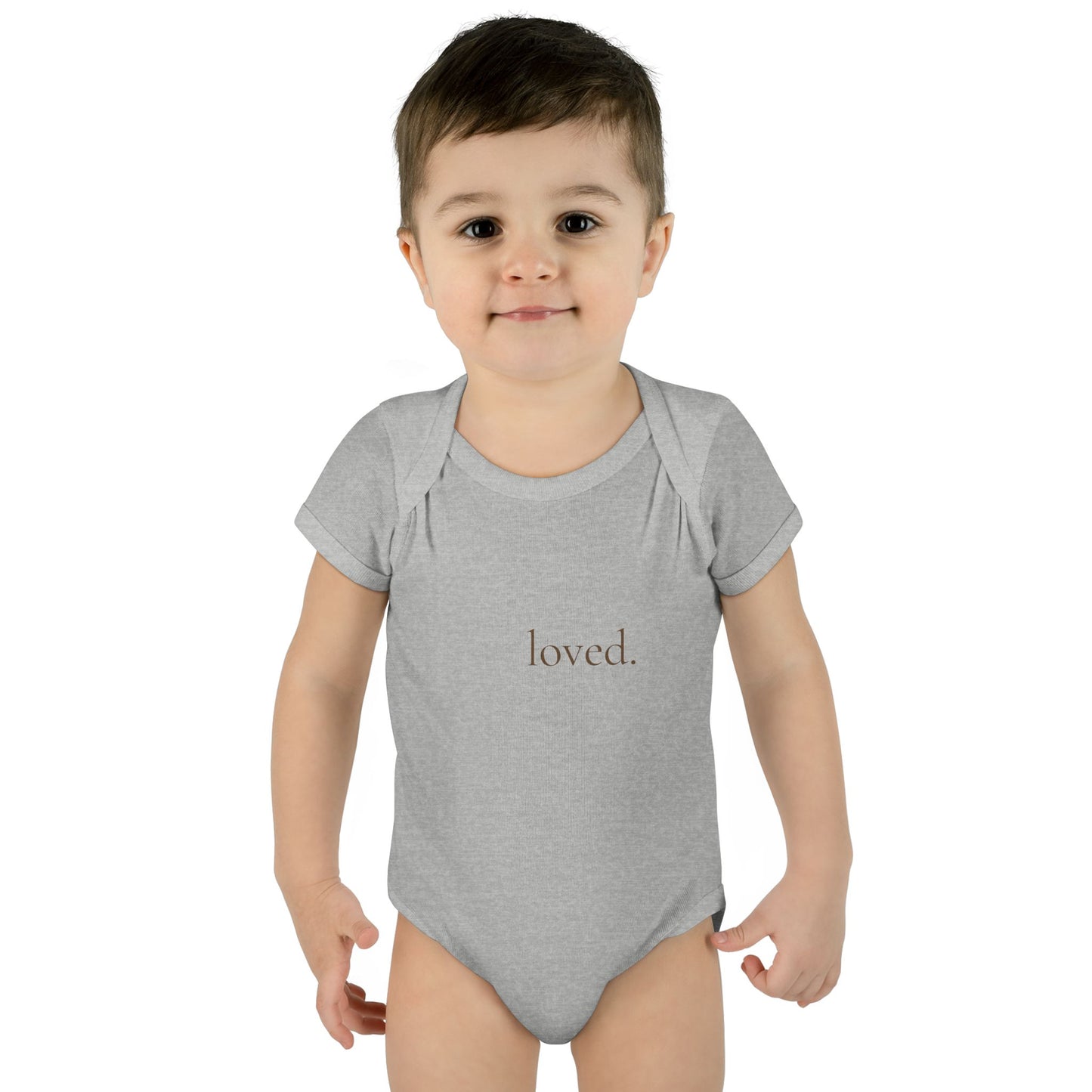 loved. | Minimalist Baby Bodysuit