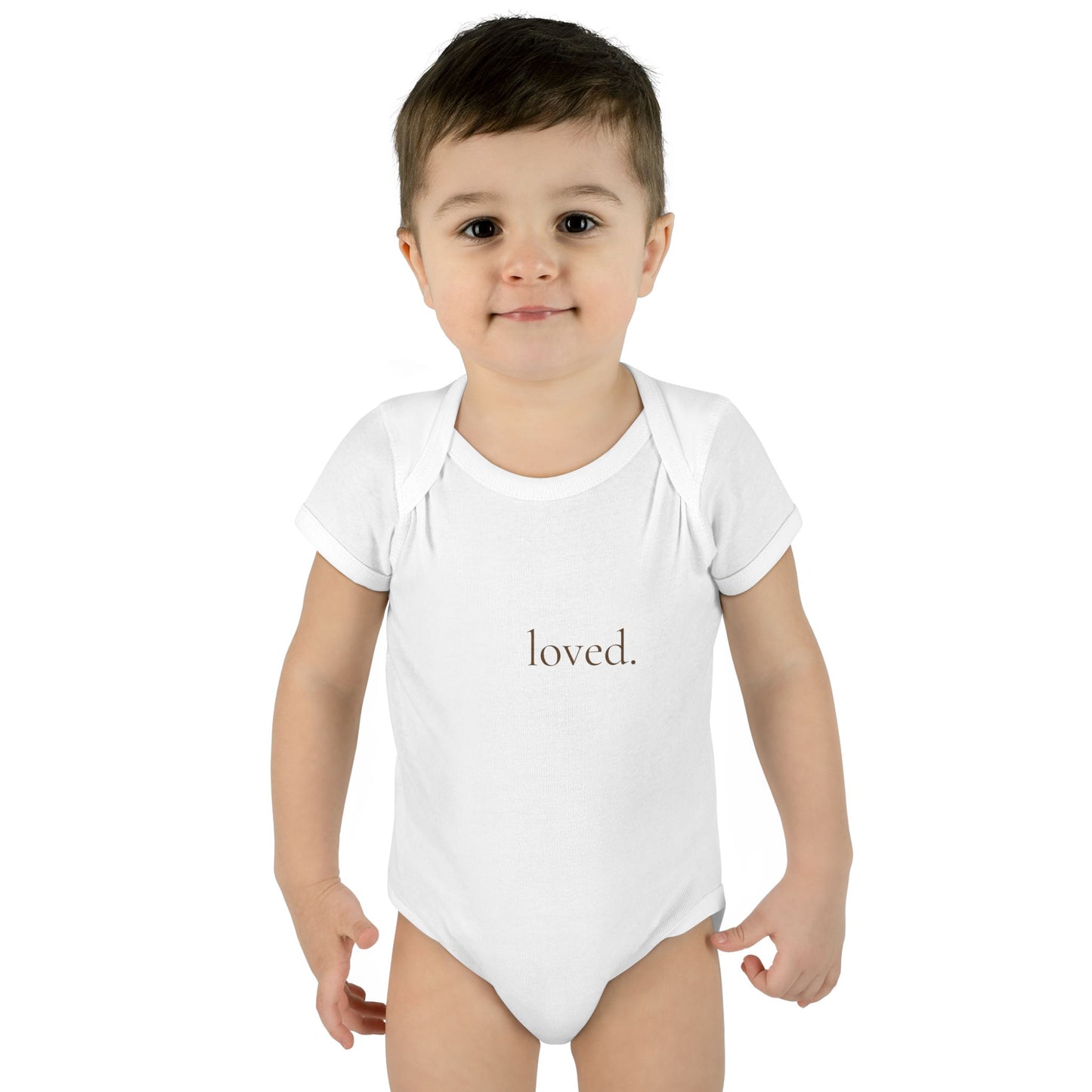 loved. | Minimalist Baby Bodysuit