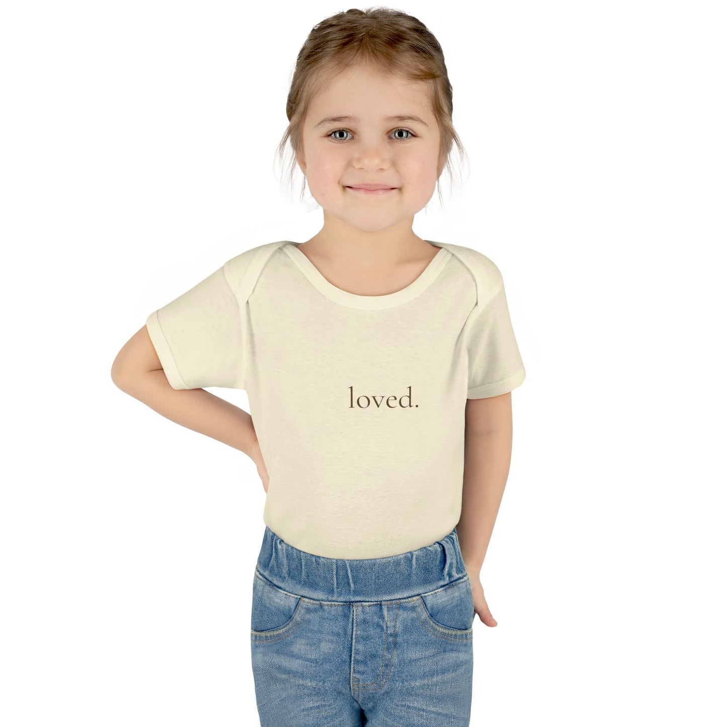 loved. | Minimalist Baby Bodysuit
