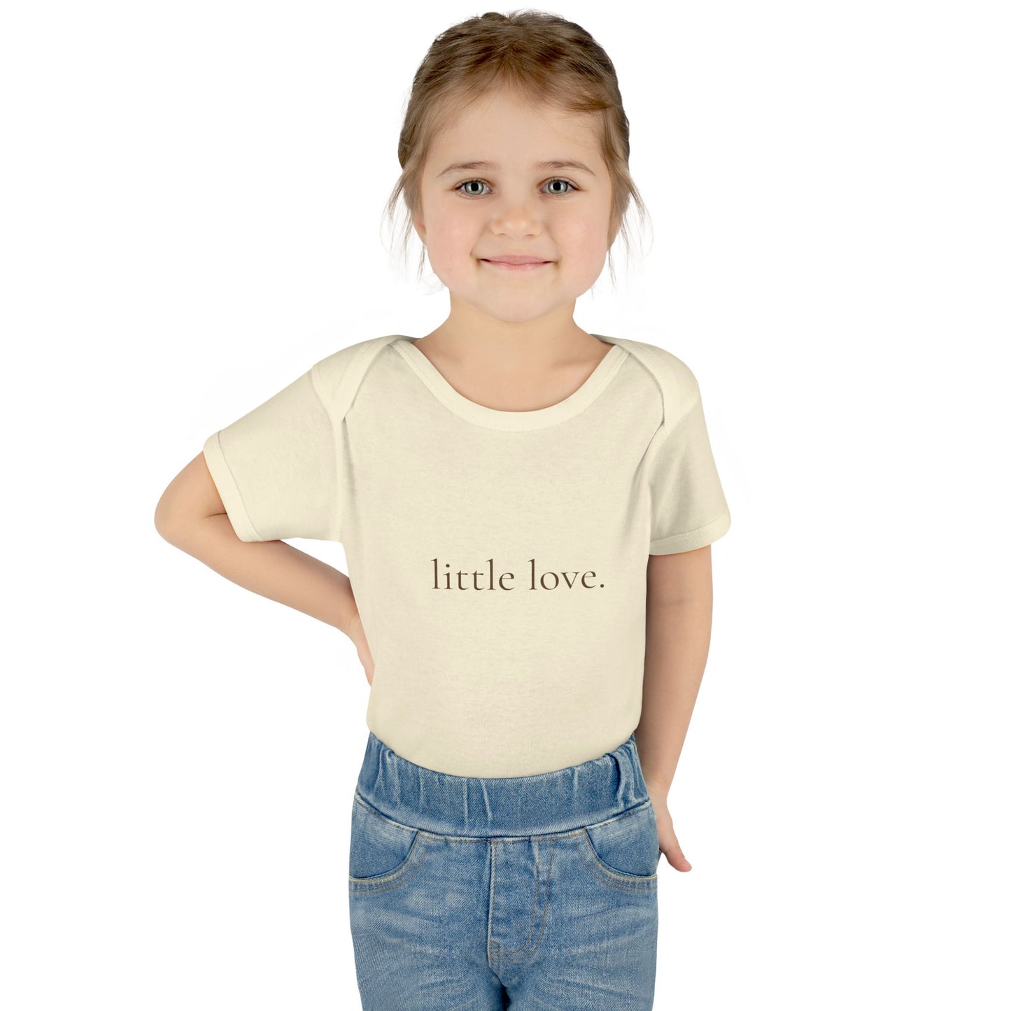 little love. | Minimalist Baby Bodysuit | Oat & Olive
