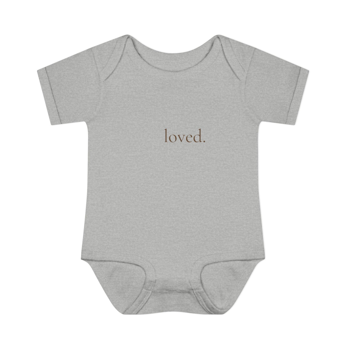 loved. | Minimalist Baby Bodysuit