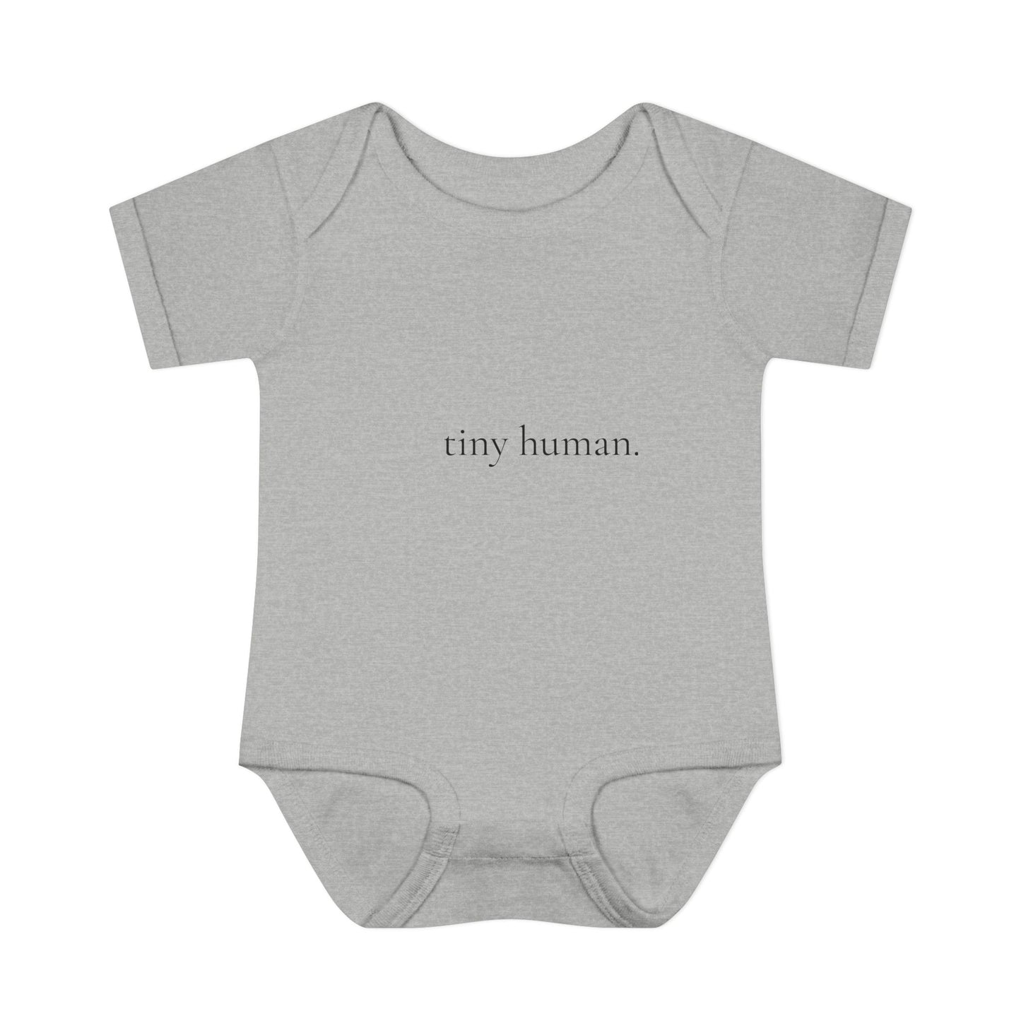 tiny human. | Minimalist Baby Bodysuit