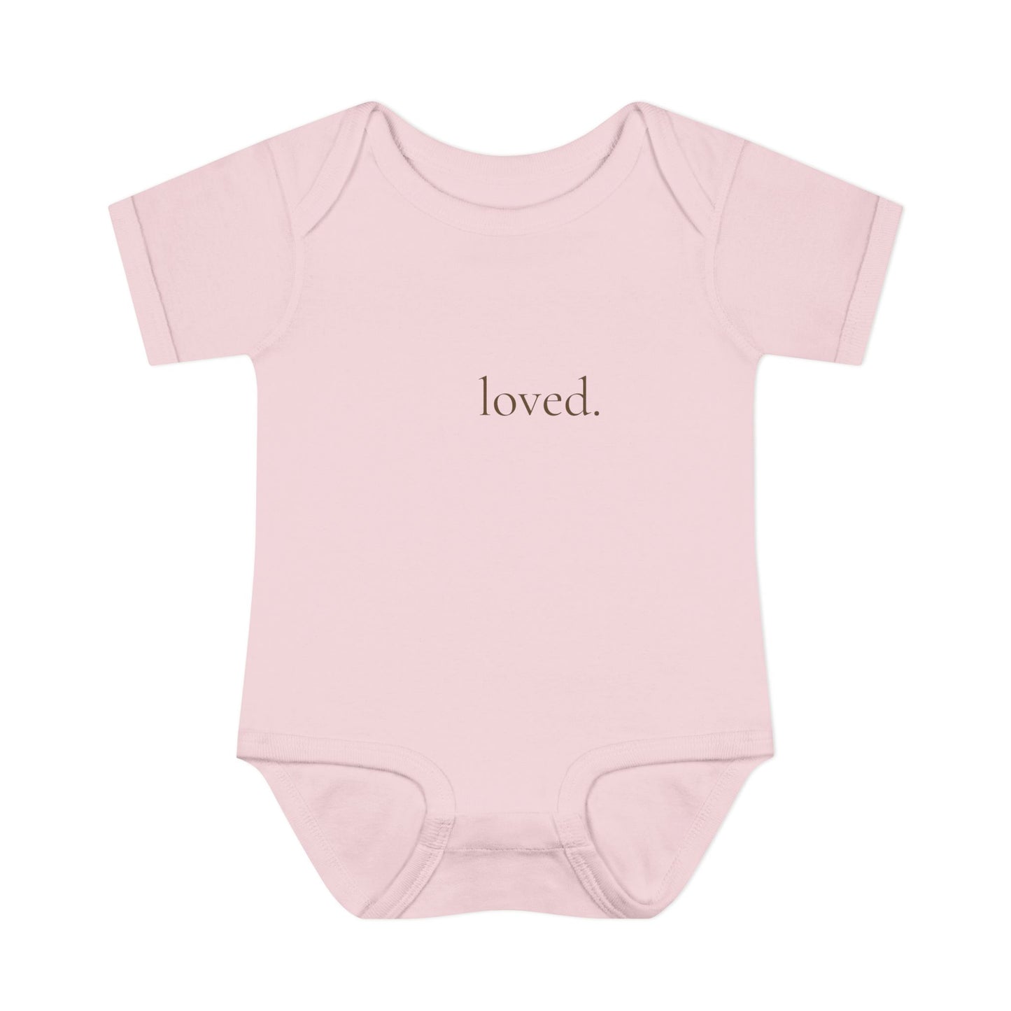 loved. | Minimalist Baby Bodysuit