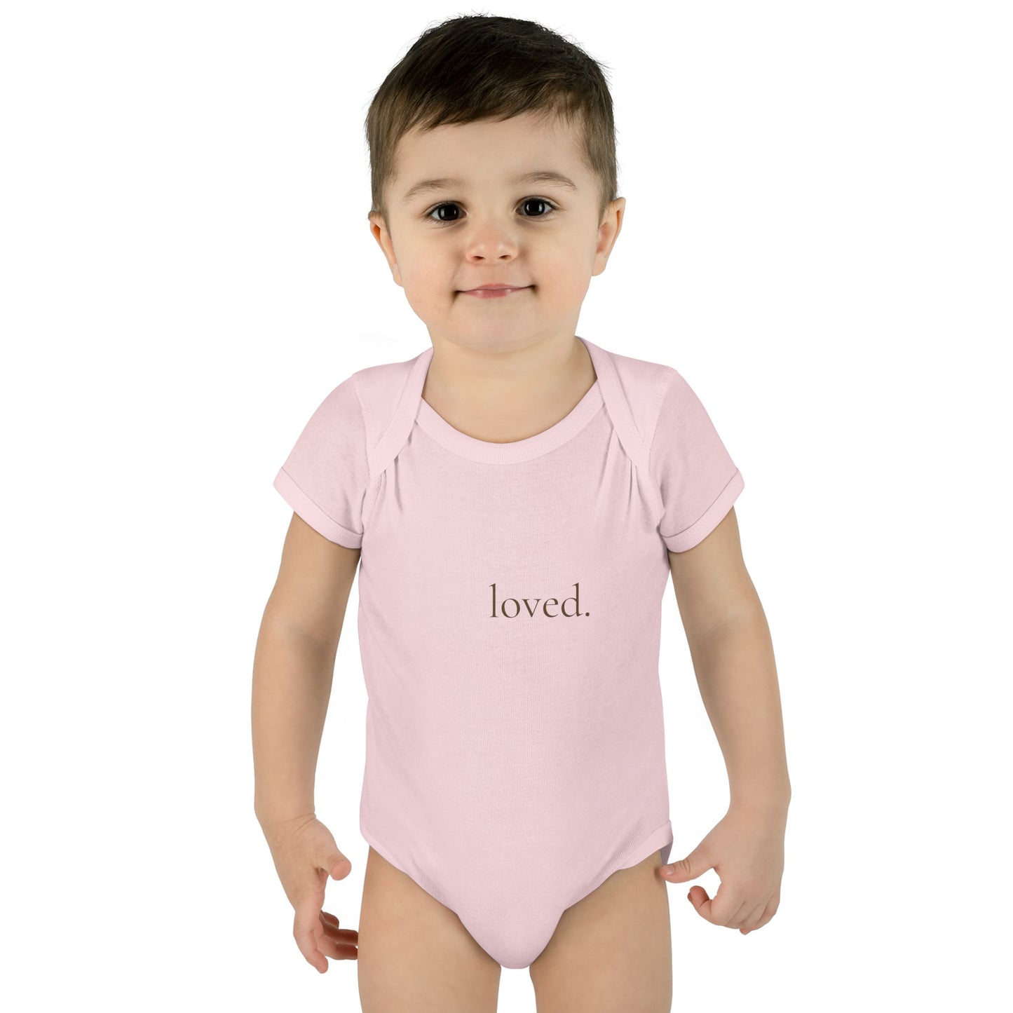 loved. | Minimalist Baby Bodysuit